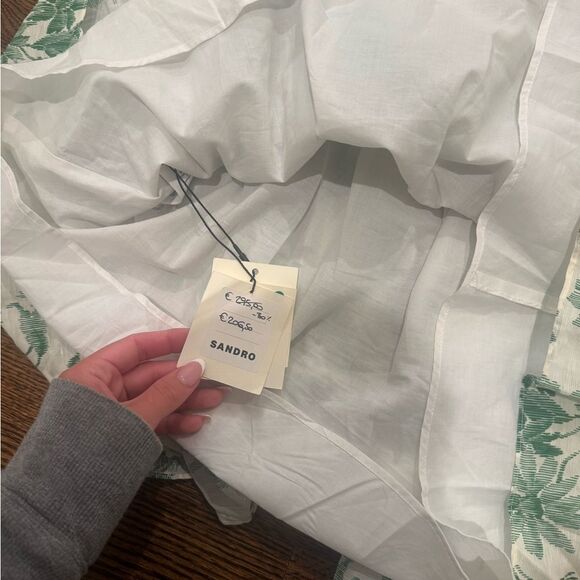 NEW SANDRO PARIS NANCES WOVEN DRESS - Picture 6 of 7